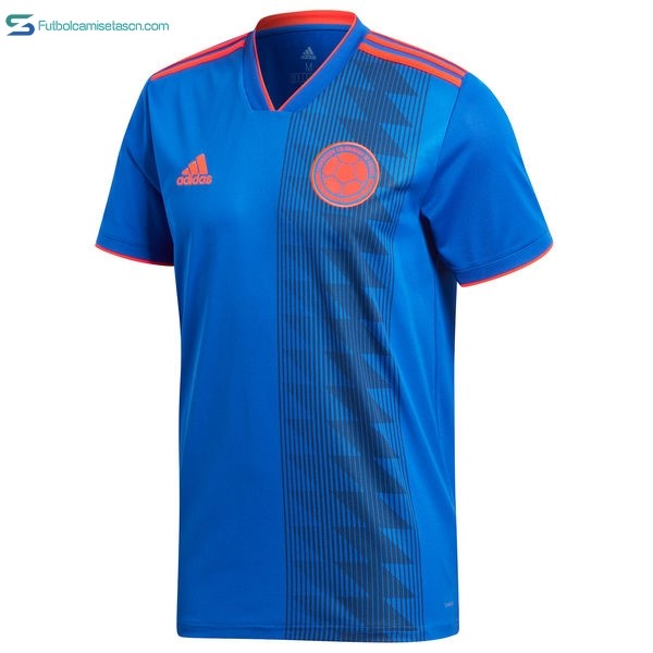 Camiseta Colombia 2ª 2018 Azul